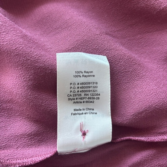 Aritzia Wilfred Mauve Button Down Dress (S) - Picture 5 of 5